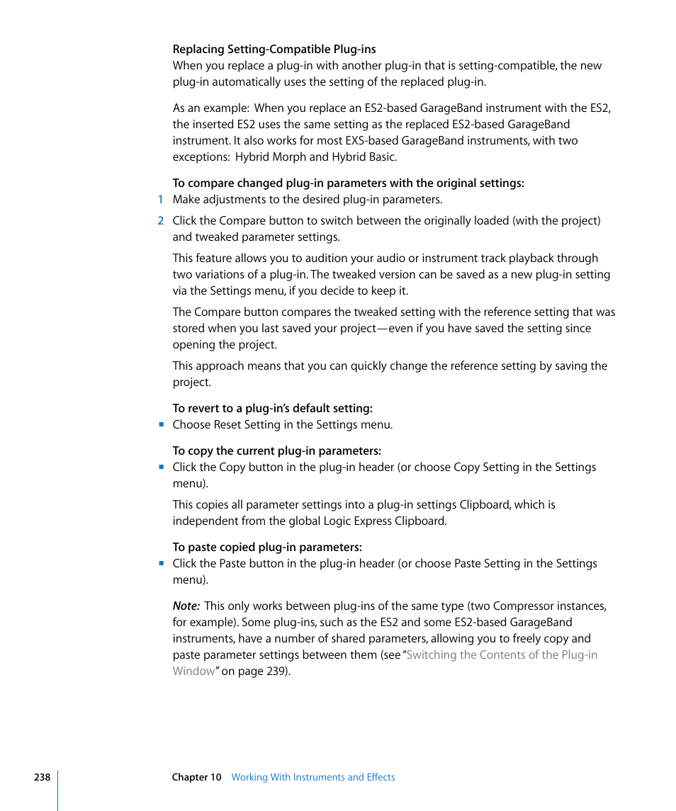 Apple Logic Express 8 User Manual | Page 238 / 1055