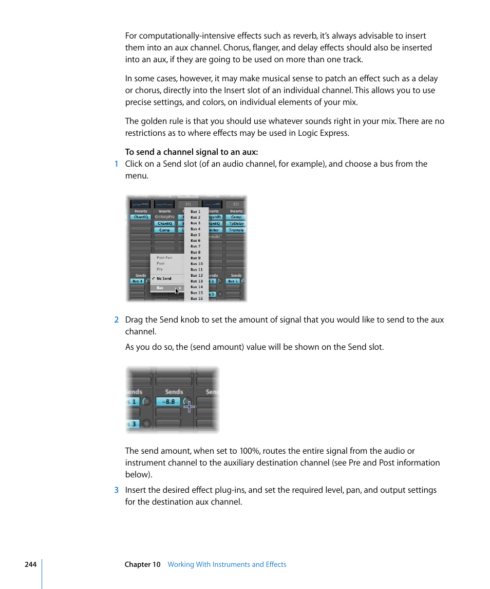 Apple Logic Express 8 User Manual | Page 244 / 1055
