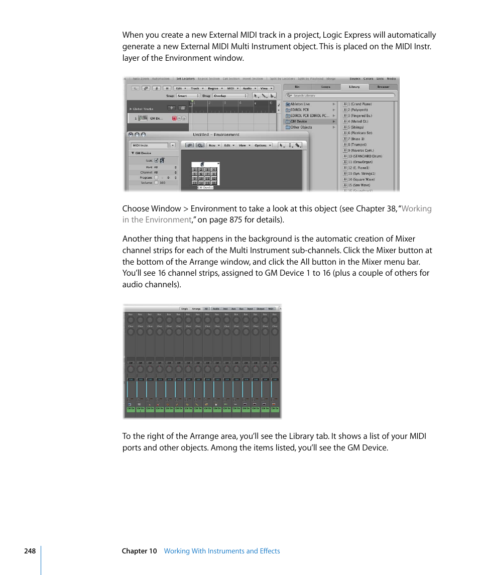 Apple Logic Express 8 User Manual | Page 248 / 1055
