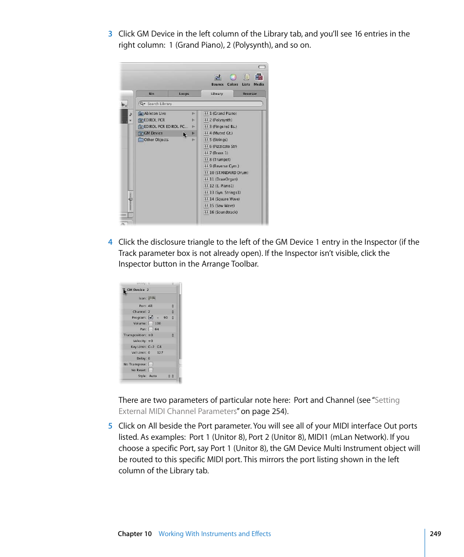 Apple Logic Express 8 User Manual | Page 249 / 1055