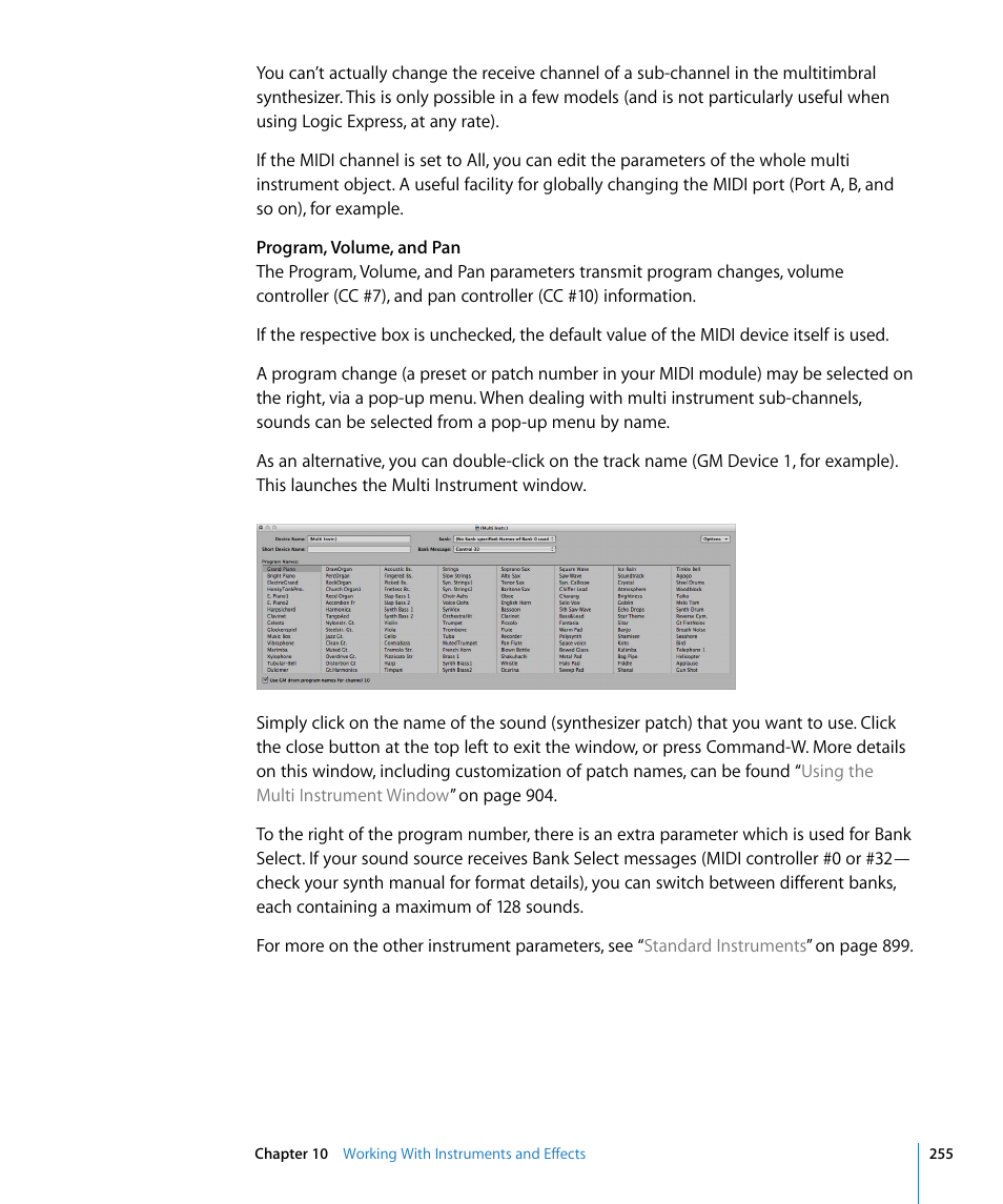 Apple Logic Express 8 User Manual | Page 255 / 1055