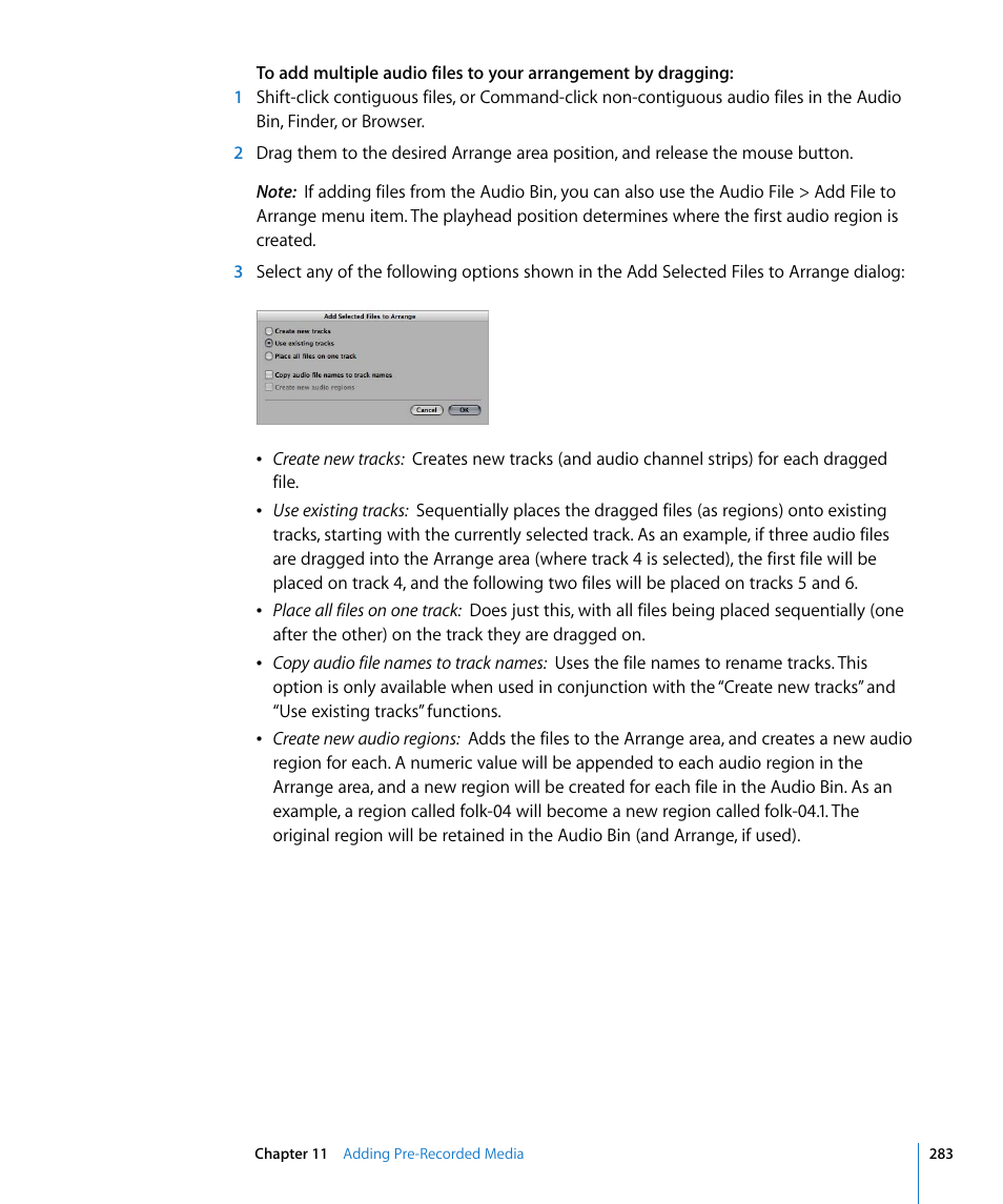 Apple Logic Express 8 User Manual | Page 283 / 1055