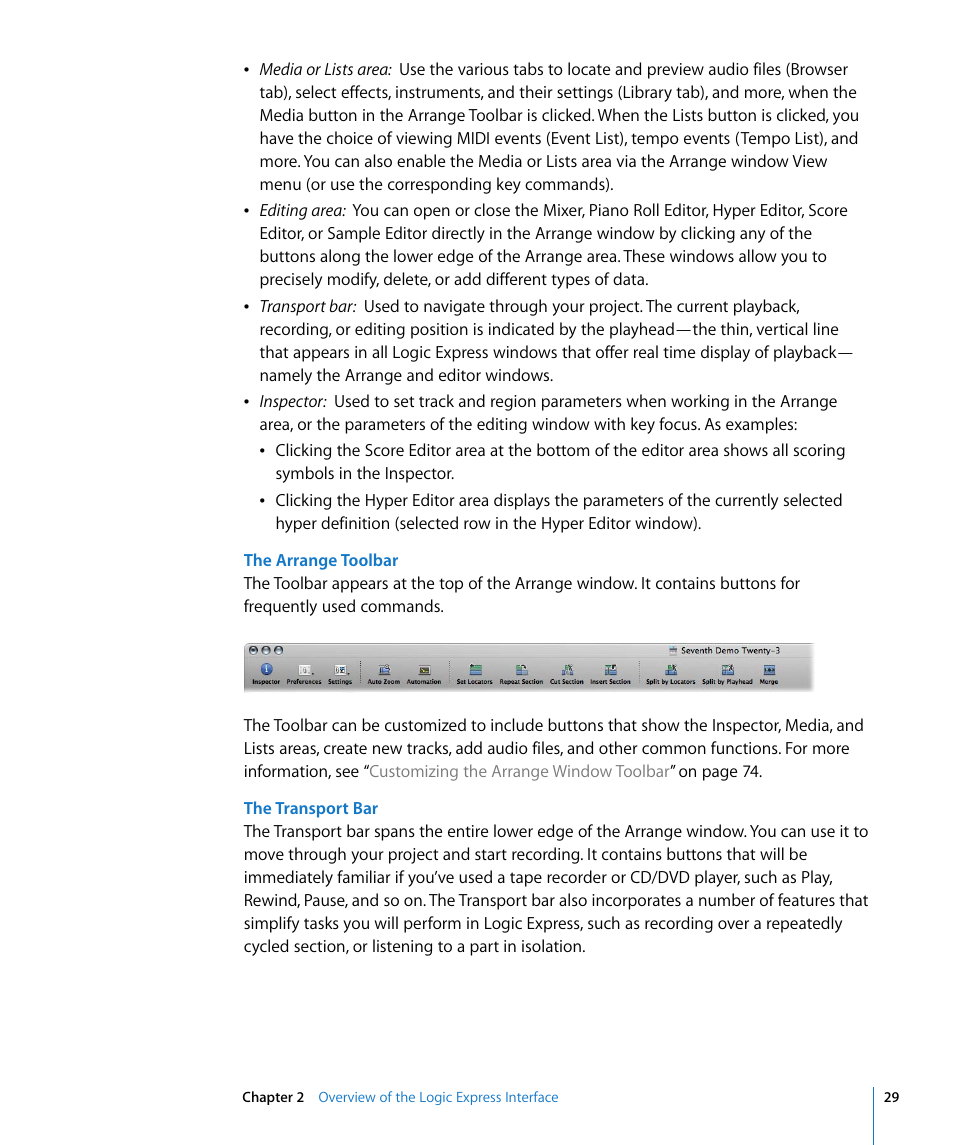 Apple Logic Express 8 User Manual | Page 29 / 1055