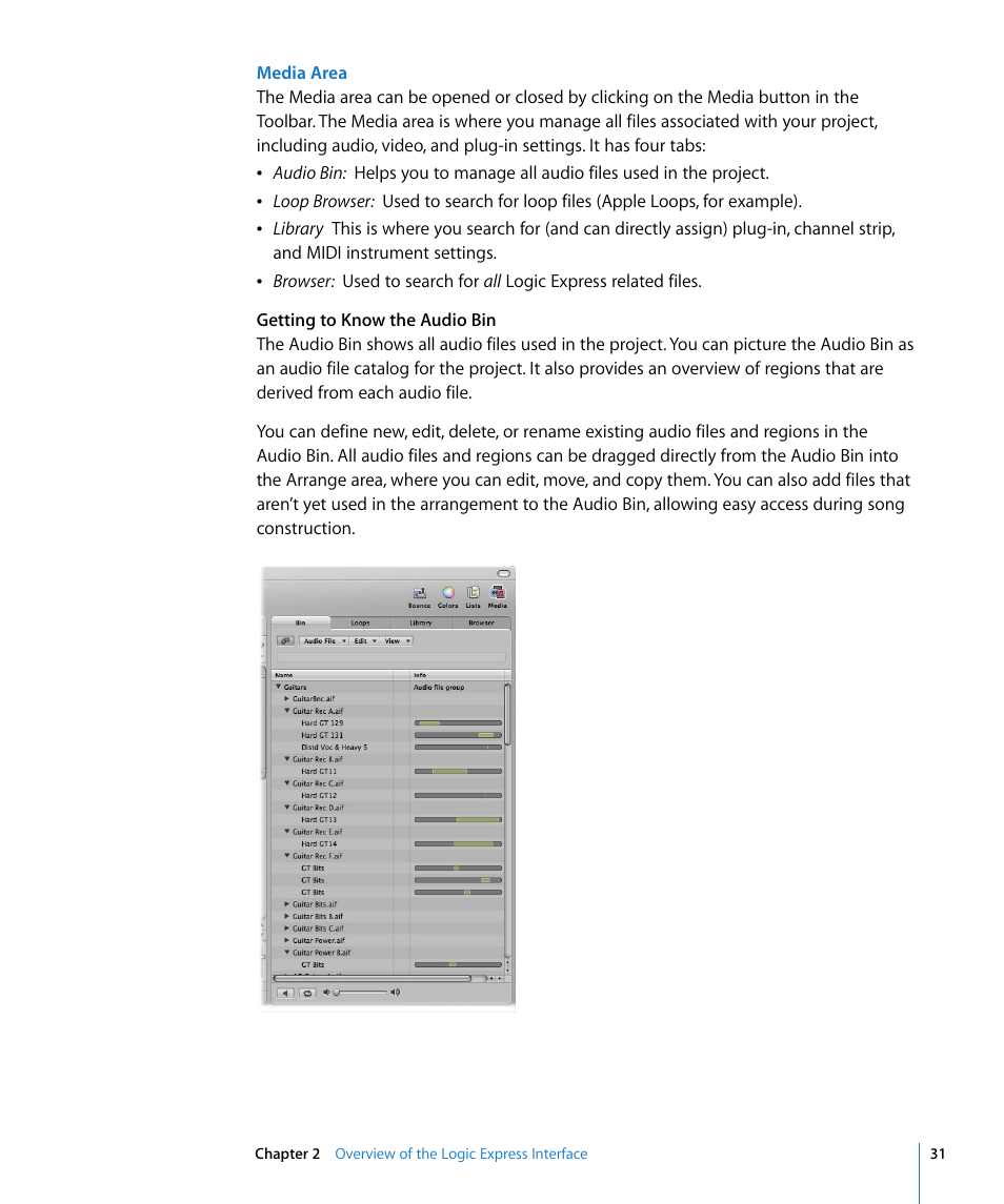 Apple Logic Express 8 User Manual | Page 31 / 1055