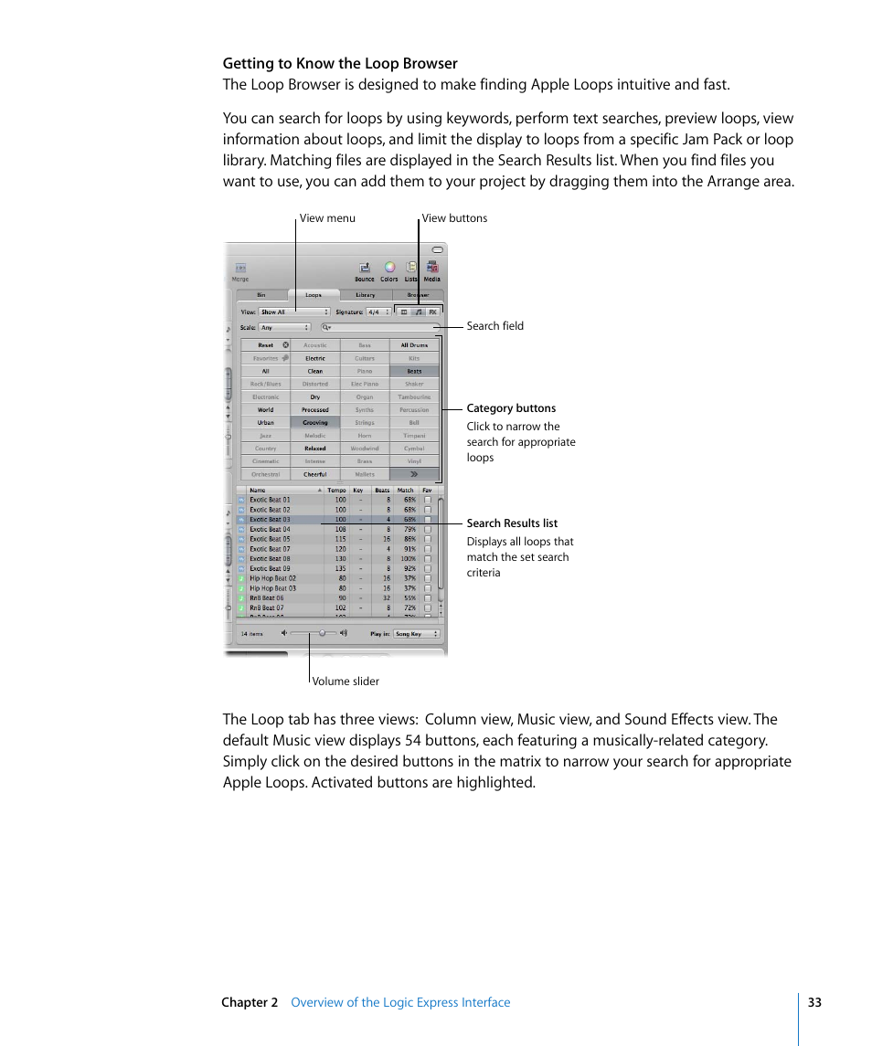 Apple Logic Express 8 User Manual | Page 33 / 1055