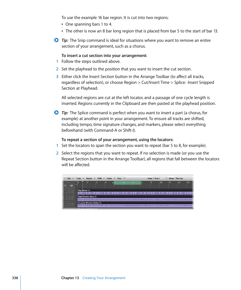 Apple Logic Express 8 User Manual | Page 338 / 1055