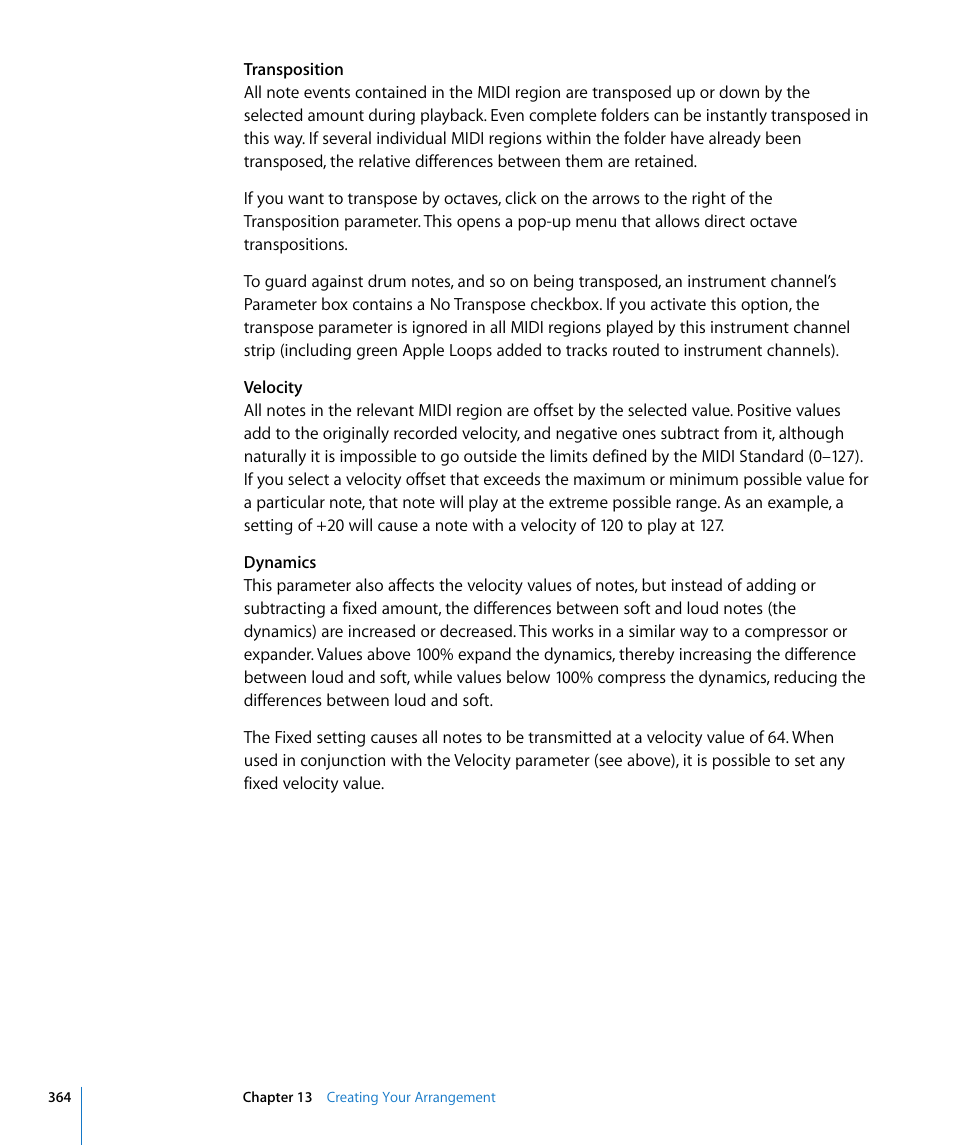 Apple Logic Express 8 User Manual | Page 364 / 1055