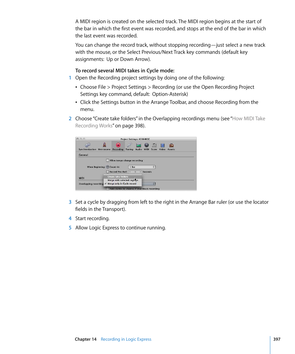 Apple Logic Express 8 User Manual | Page 397 / 1055