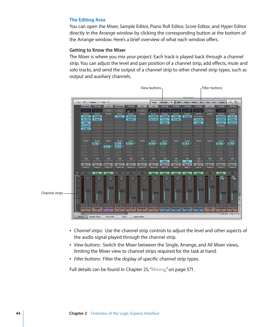 Apple Logic Express 8 User Manual | Page 44 / 1055