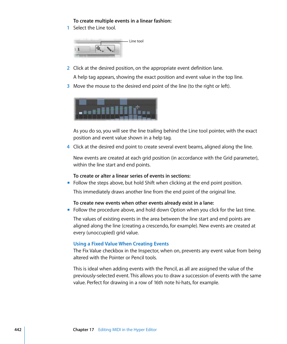 Apple Logic Express 8 User Manual | Page 442 / 1055