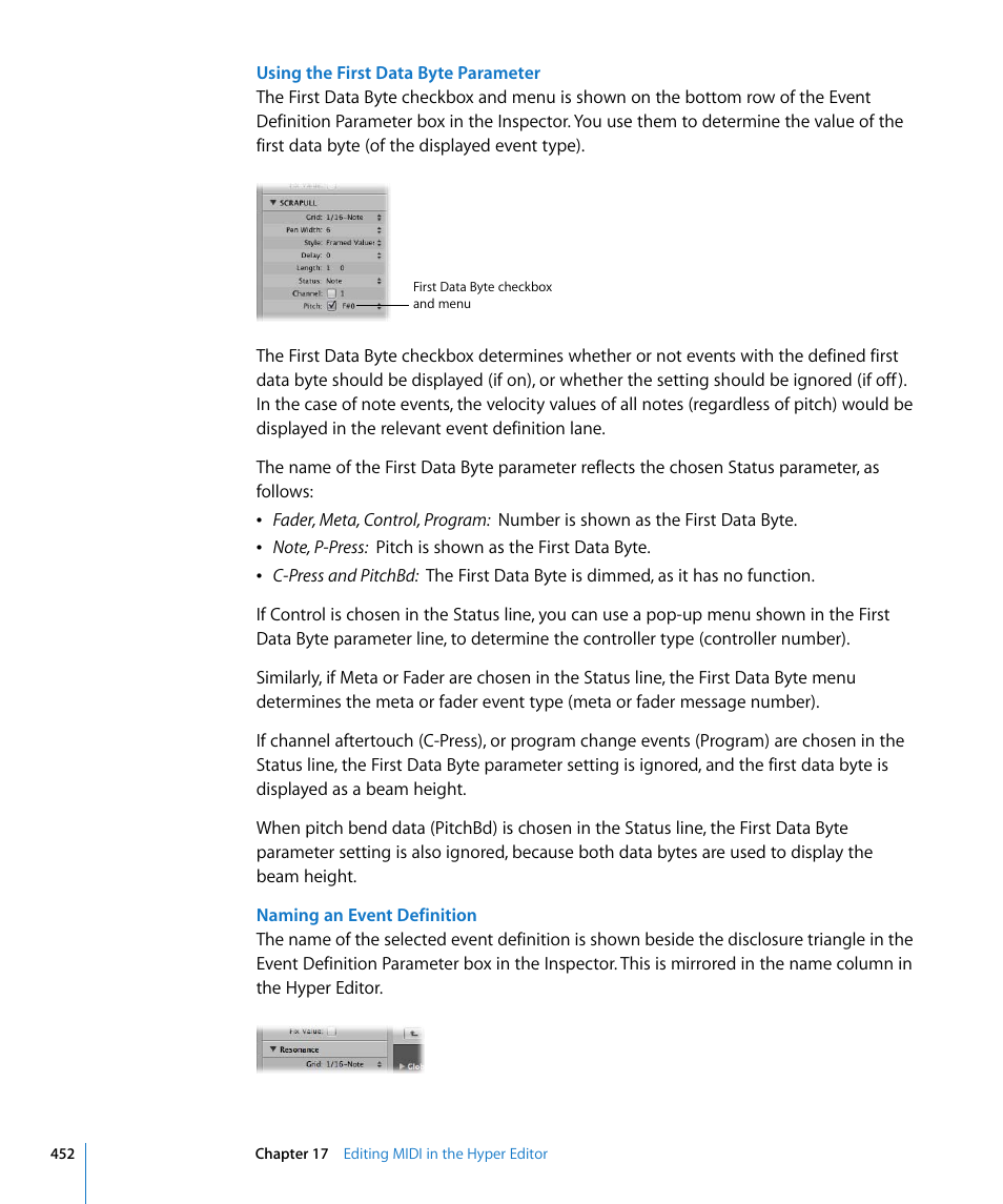 Apple Logic Express 8 User Manual | Page 452 / 1055