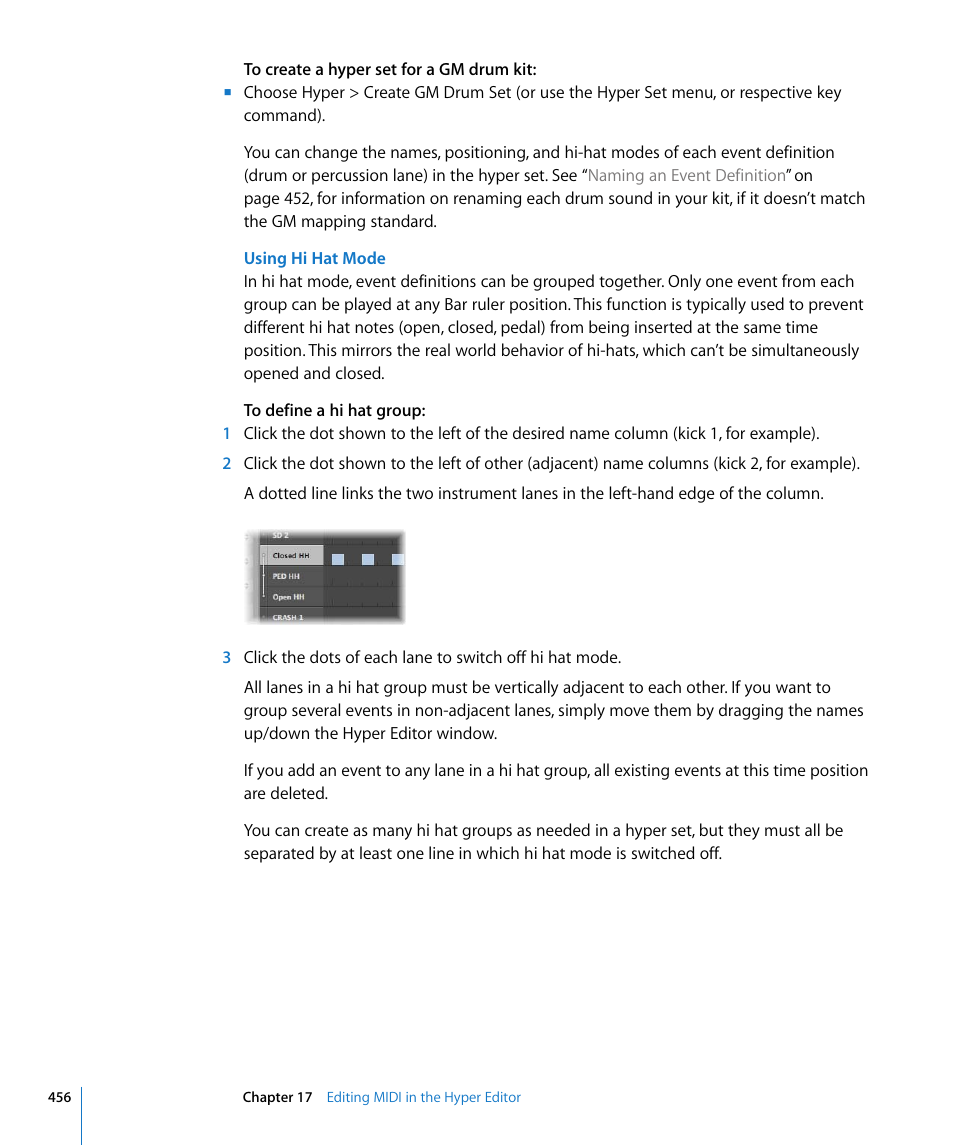 Apple Logic Express 8 User Manual | Page 456 / 1055