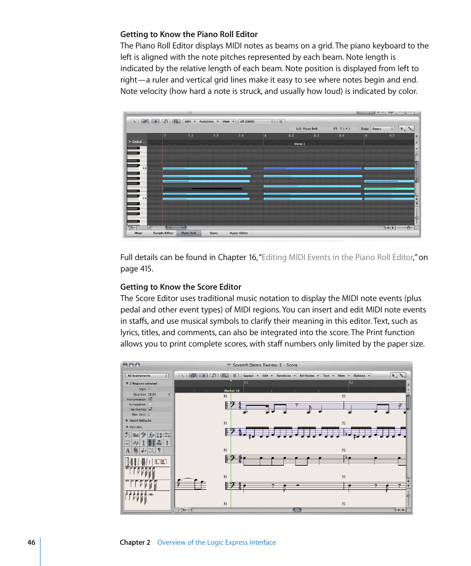Apple Logic Express 8 User Manual | Page 46 / 1055