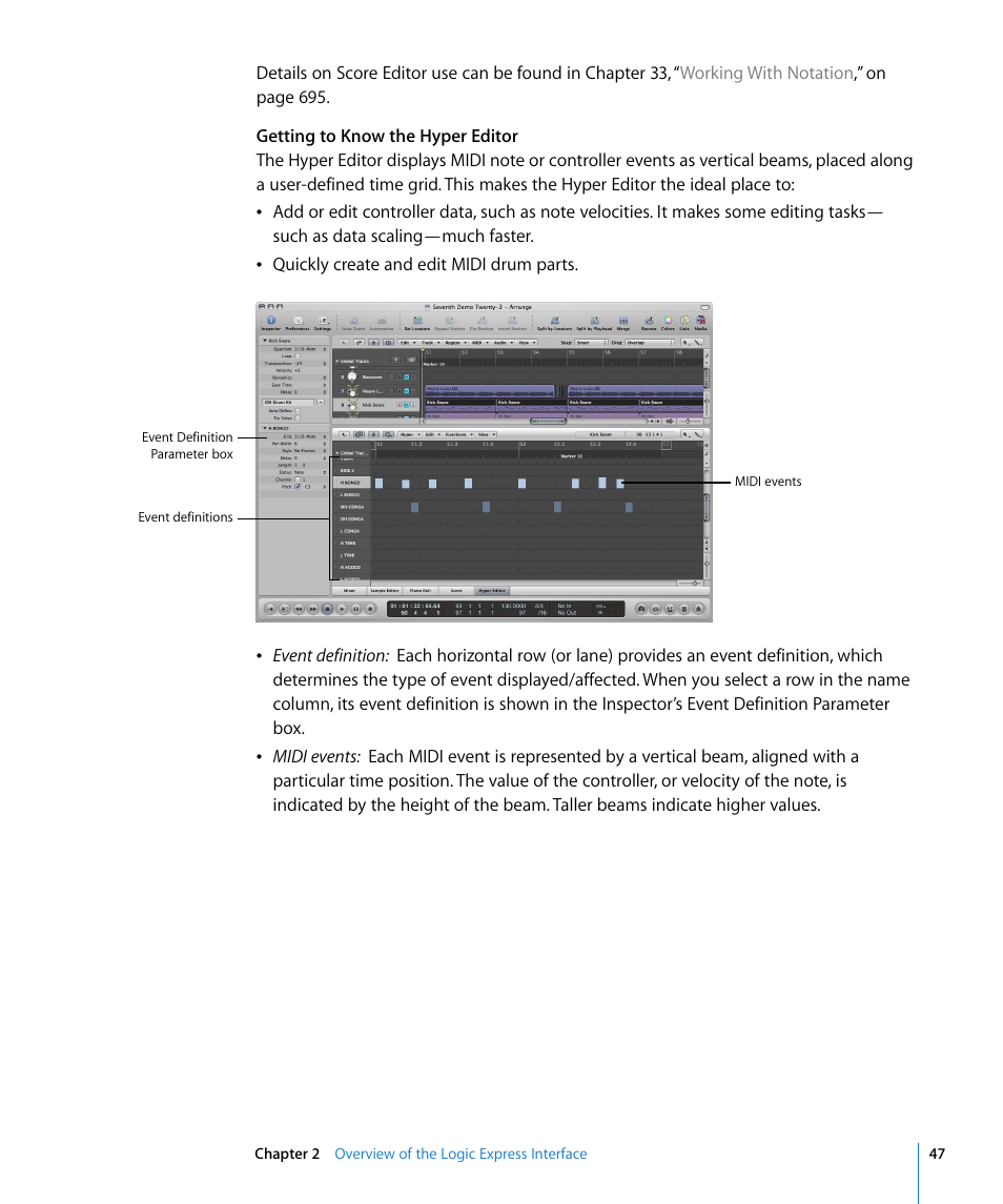 Apple Logic Express 8 User Manual | Page 47 / 1055