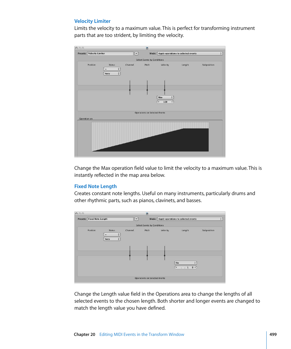 Apple Logic Express 8 User Manual | Page 499 / 1055