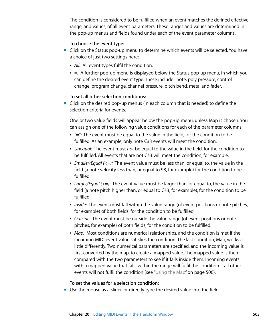 Apple Logic Express 8 User Manual | Page 503 / 1055