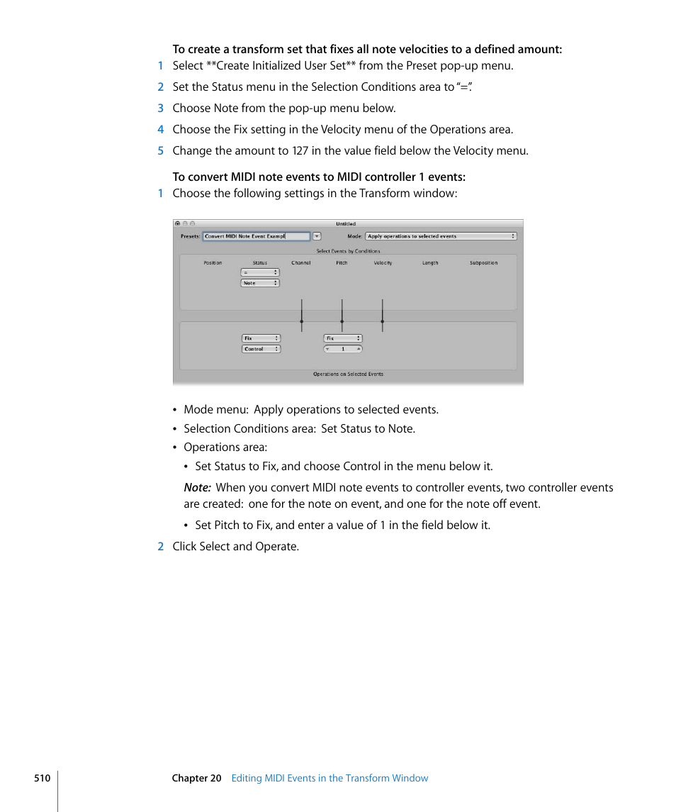Apple Logic Express 8 User Manual | Page 510 / 1055