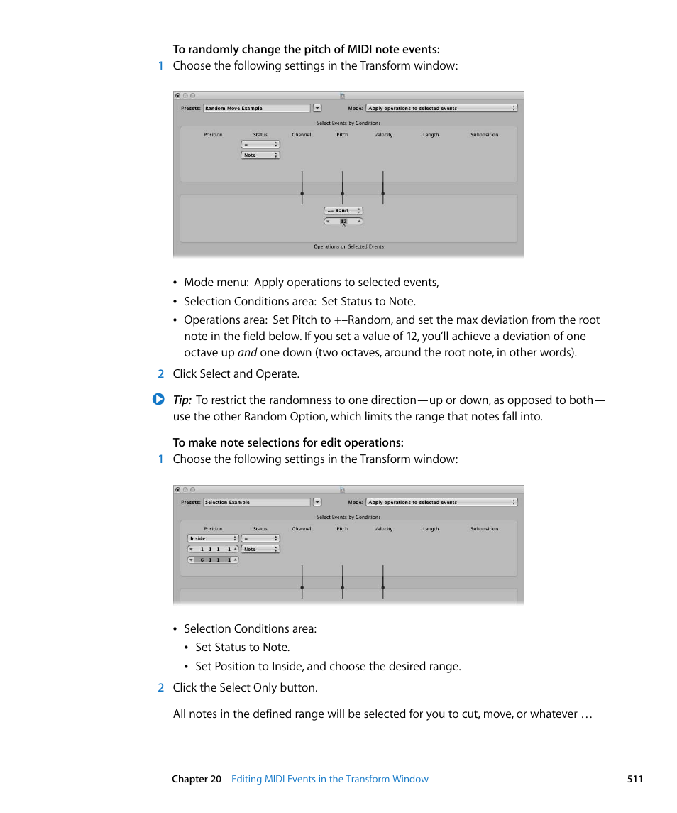 Apple Logic Express 8 User Manual | Page 511 / 1055