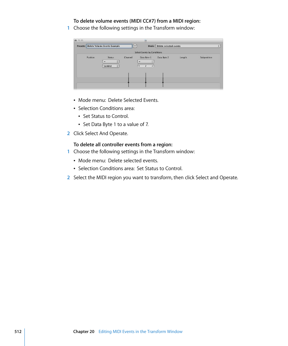 Apple Logic Express 8 User Manual | Page 512 / 1055