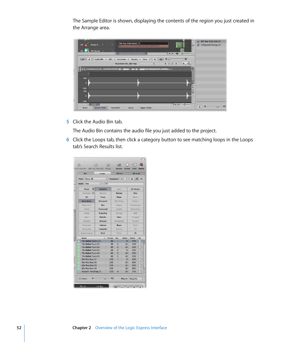 Apple Logic Express 8 User Manual | Page 52 / 1055