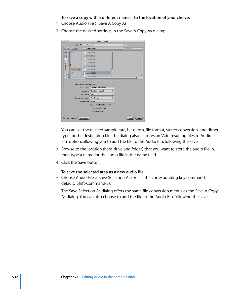 Apple Logic Express 8 User Manual | Page 532 / 1055