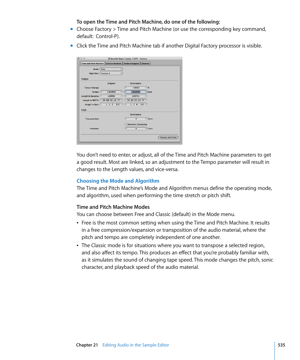 Apple Logic Express 8 User Manual | Page 535 / 1055