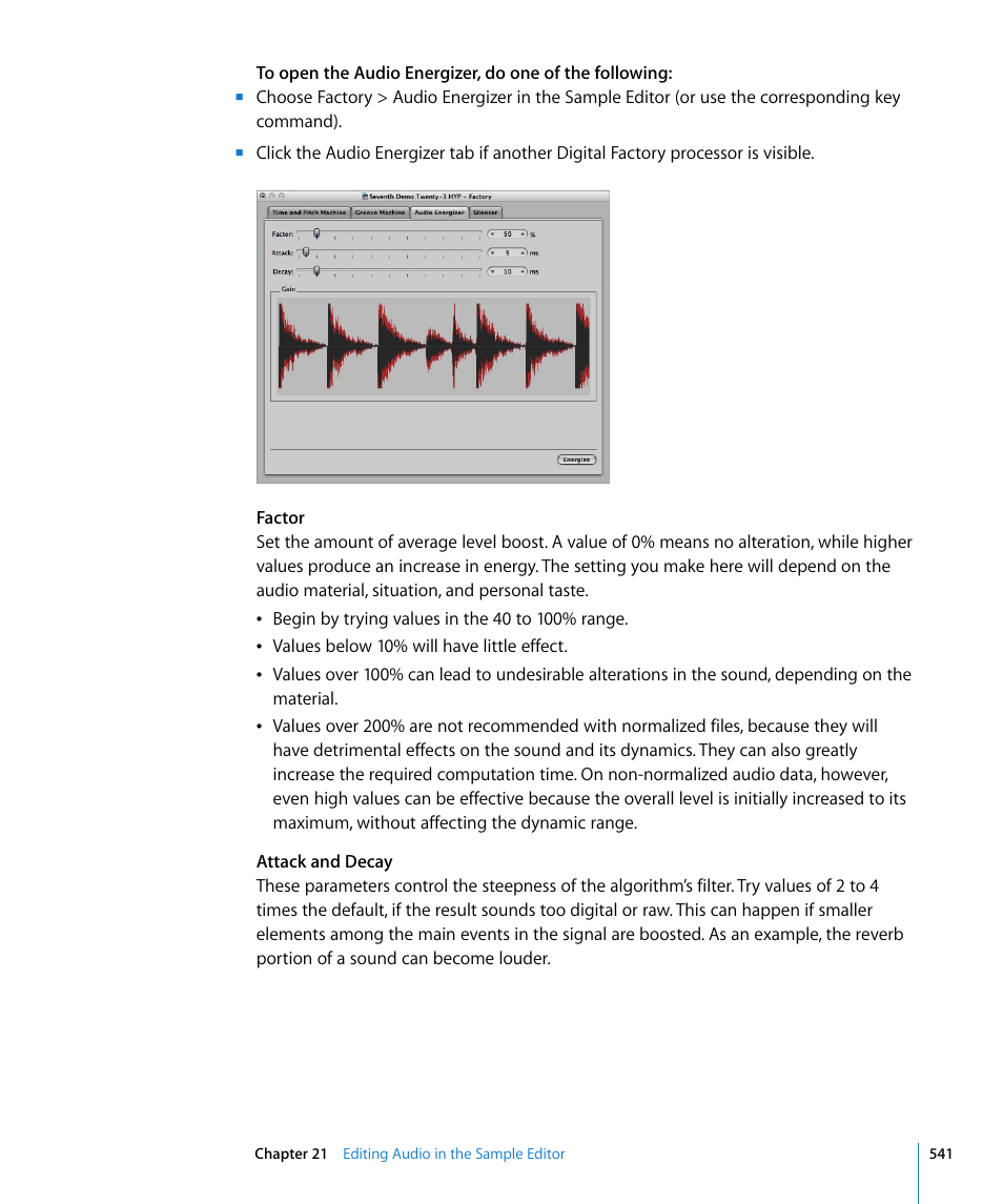 Apple Logic Express 8 User Manual | Page 541 / 1055