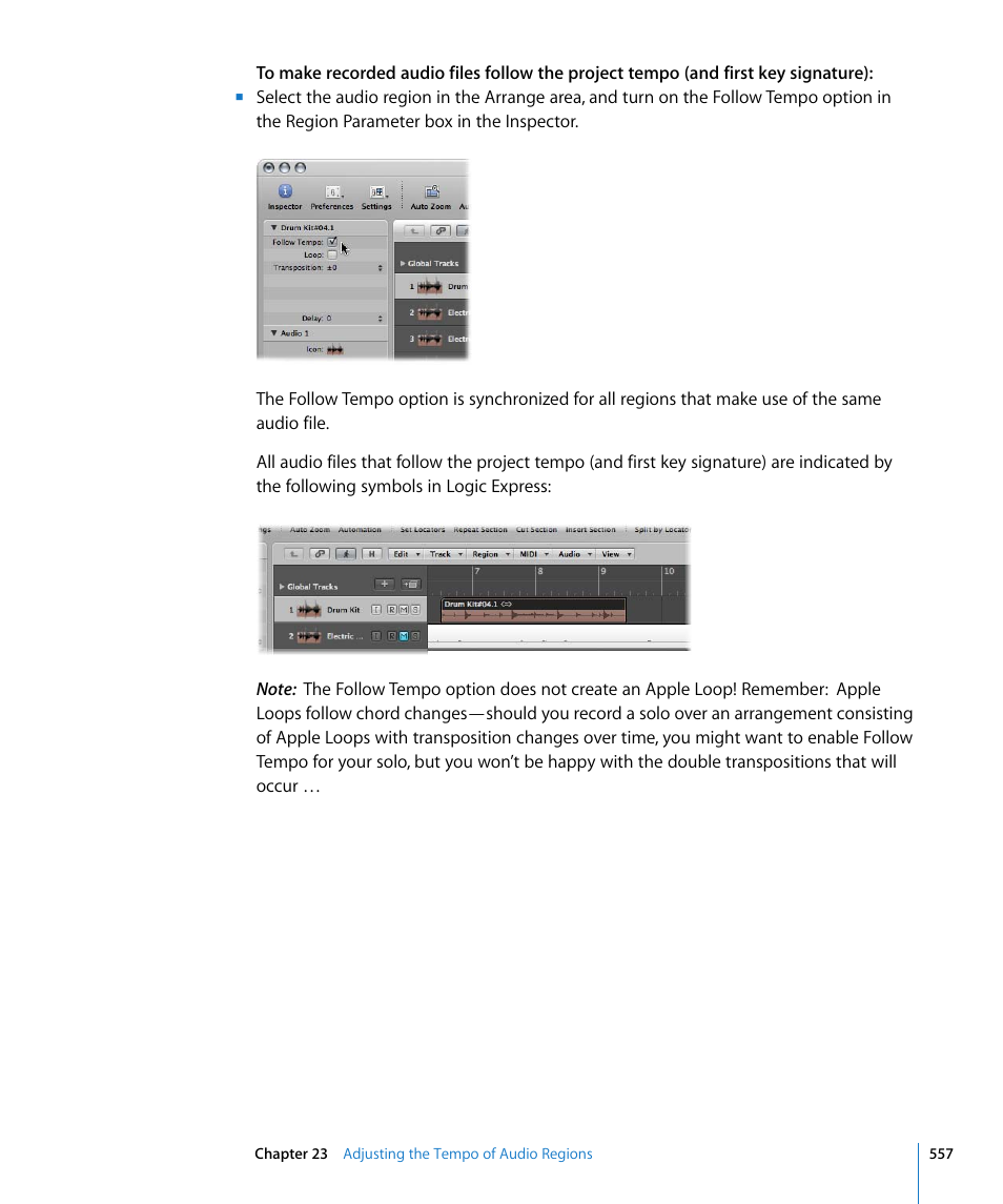 Apple Logic Express 8 User Manual | Page 557 / 1055