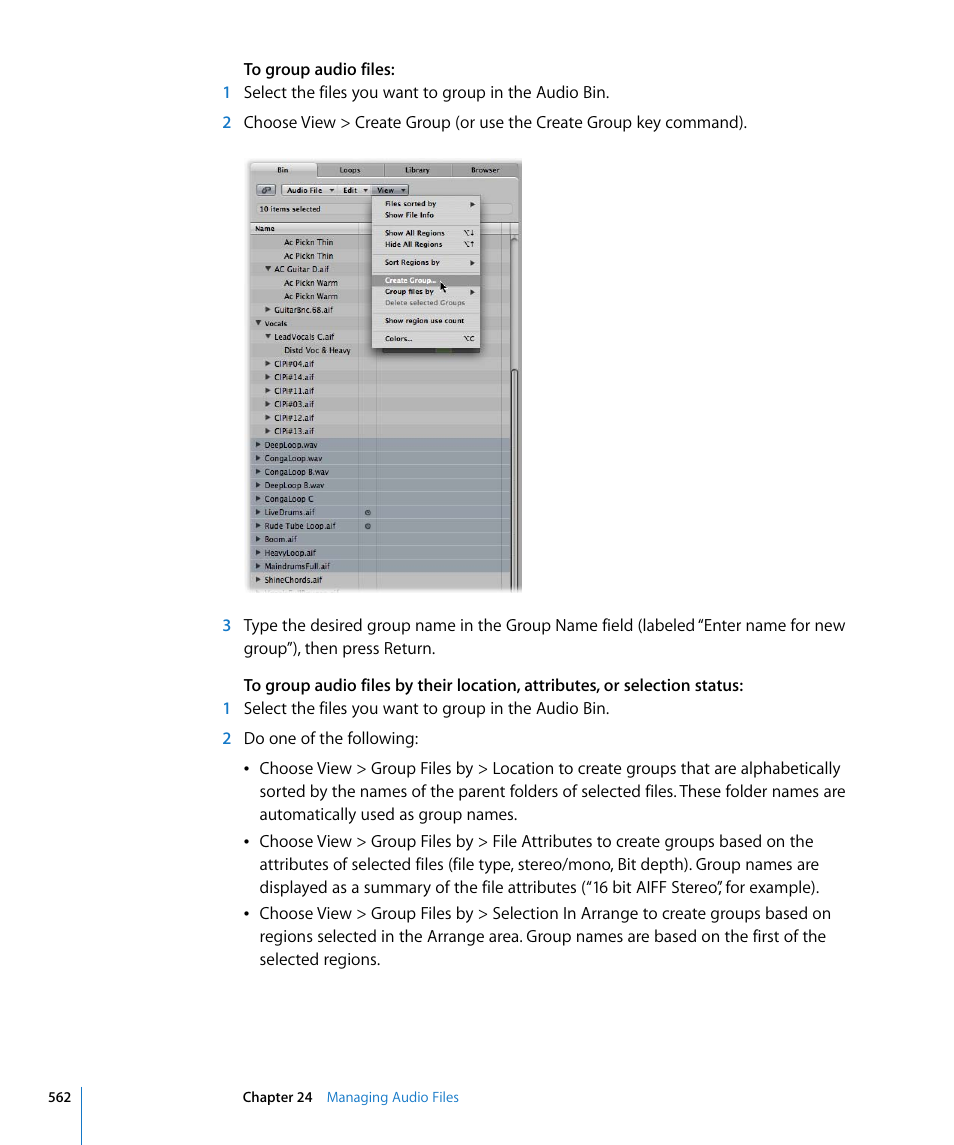 Apple Logic Express 8 User Manual | Page 562 / 1055