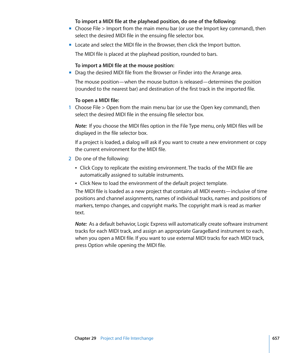 Apple Logic Express 8 User Manual | Page 657 / 1055