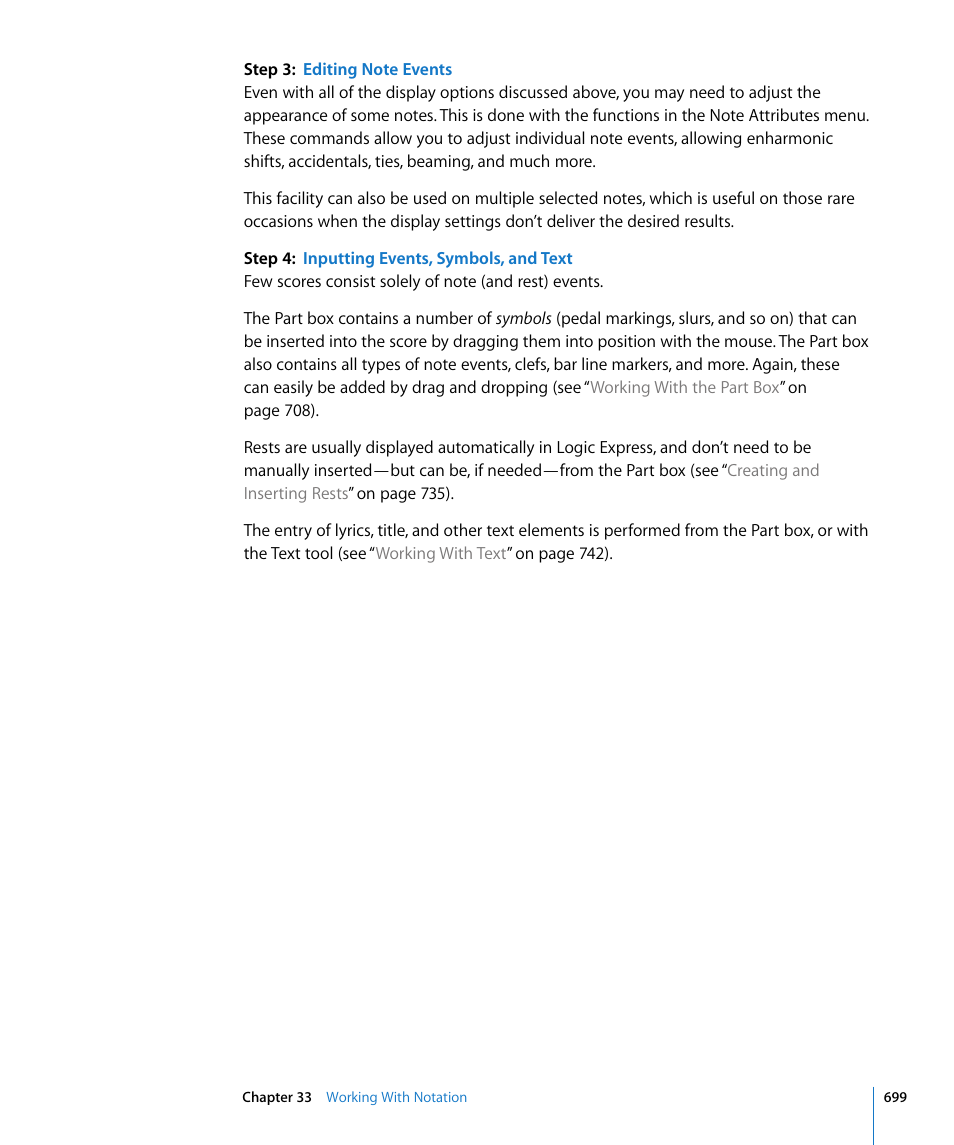 Apple Logic Express 8 User Manual | Page 699 / 1055
