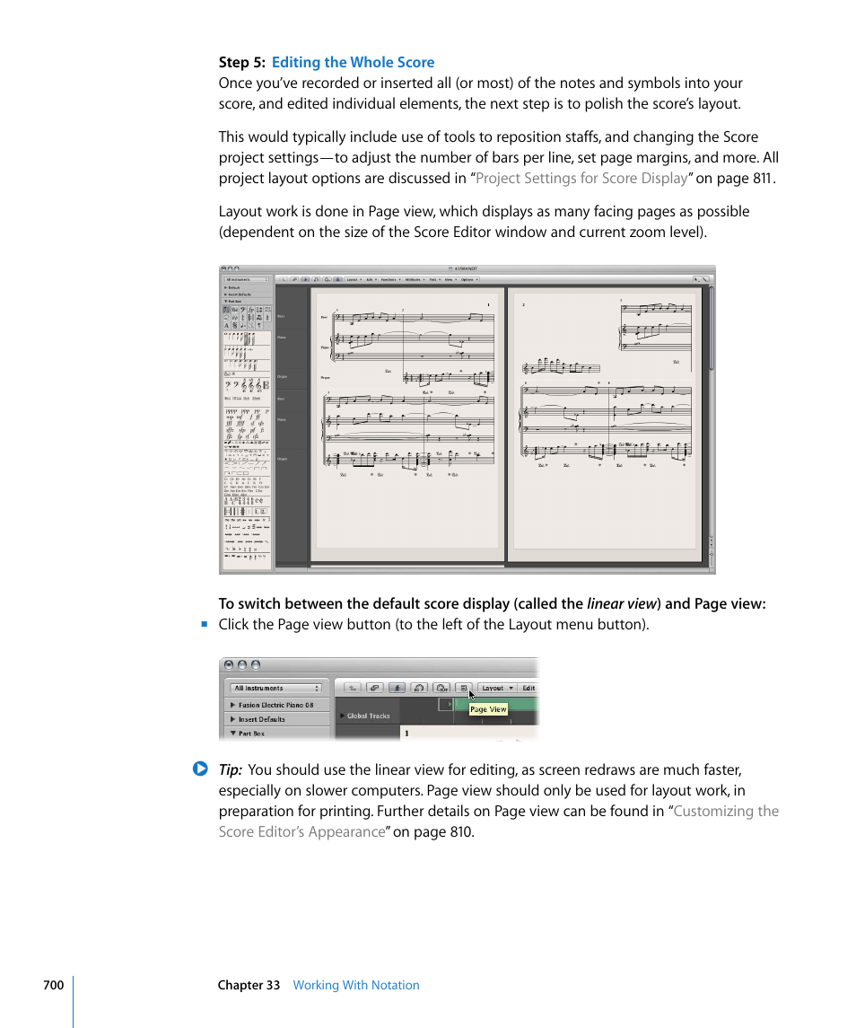Apple Logic Express 8 User Manual | Page 700 / 1055