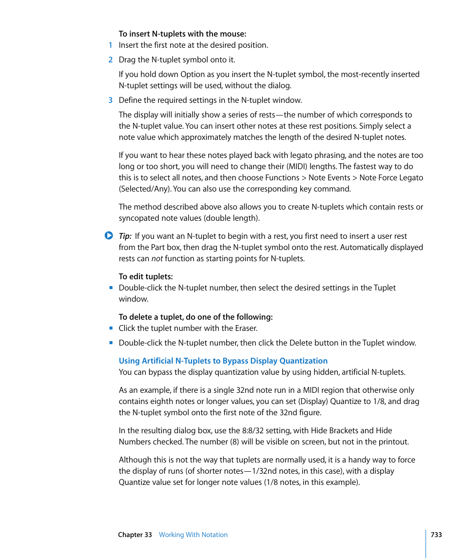 Apple Logic Express 8 User Manual | Page 733 / 1055