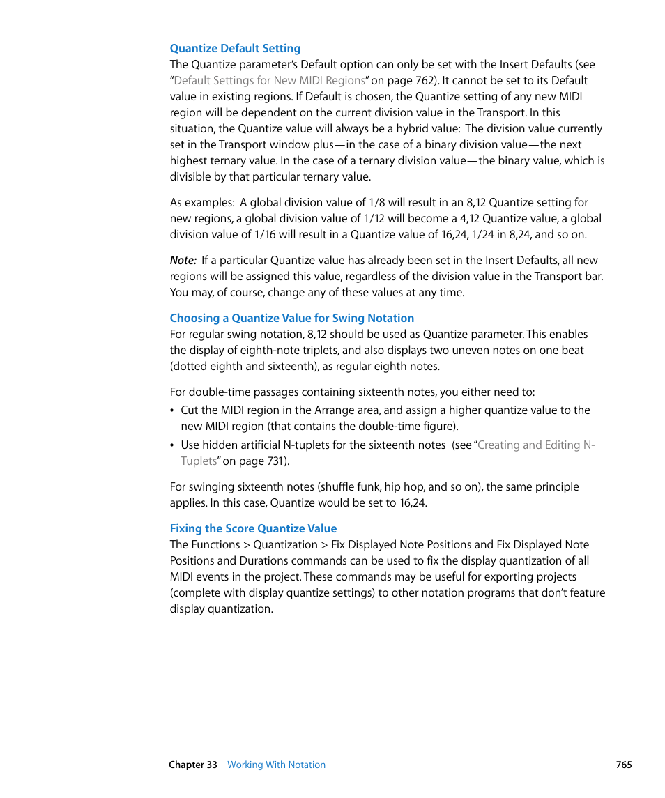 Apple Logic Express 8 User Manual | Page 765 / 1055