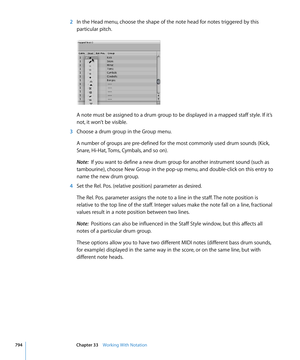Apple Logic Express 8 User Manual | Page 794 / 1055