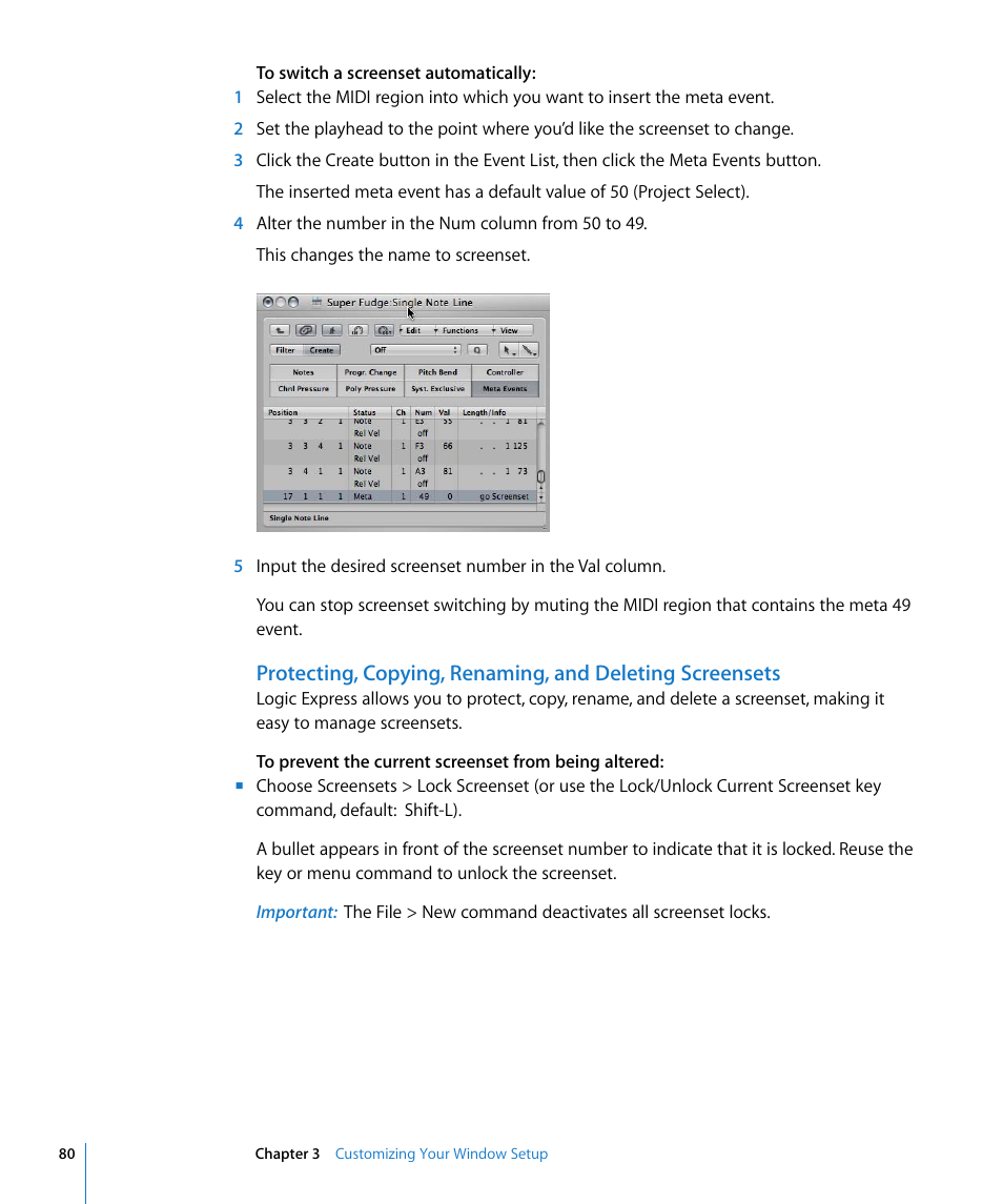 Apple Logic Express 8 User Manual | Page 80 / 1055