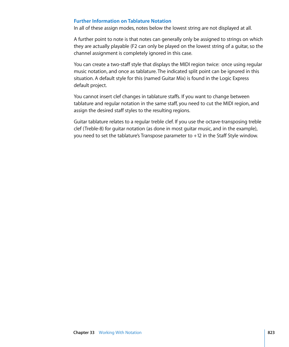 Apple Logic Express 8 User Manual | Page 823 / 1055