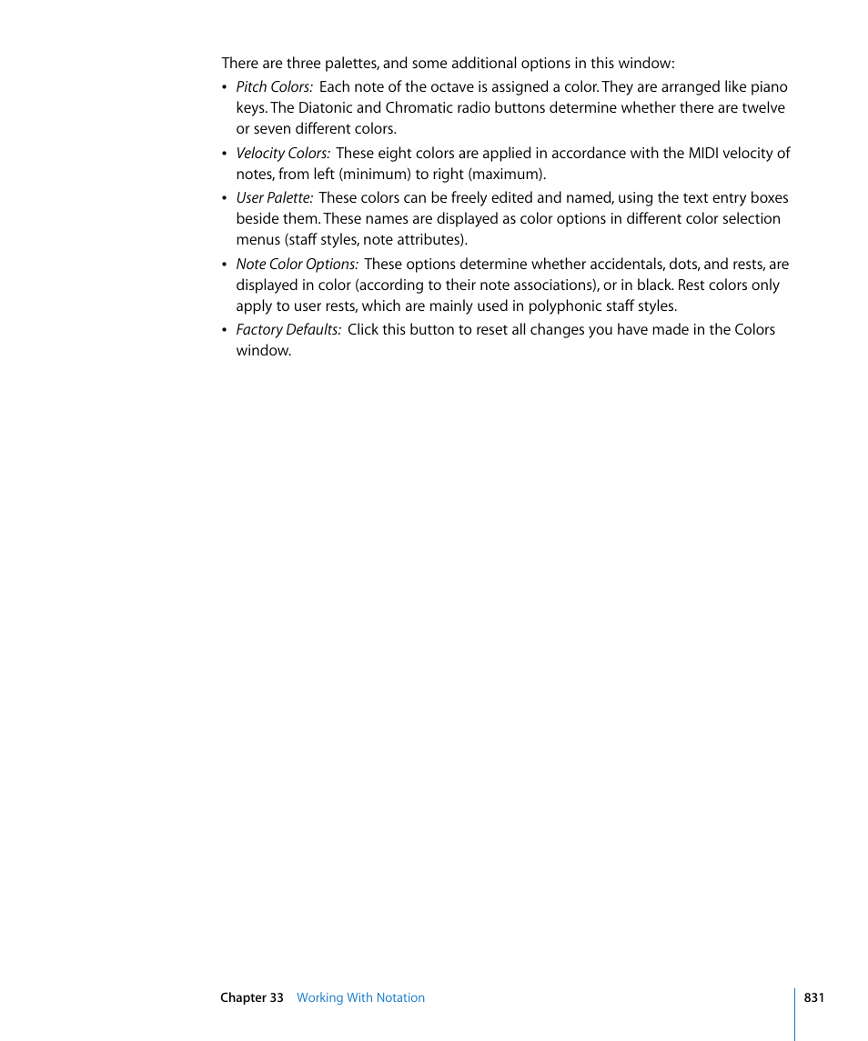 Apple Logic Express 8 User Manual | Page 831 / 1055