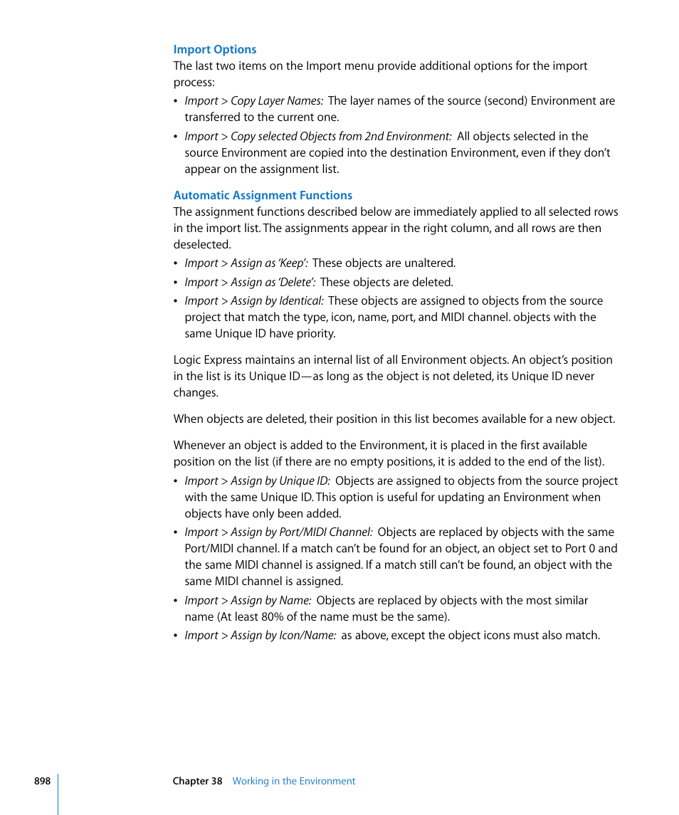 Apple Logic Express 8 User Manual | Page 898 / 1055