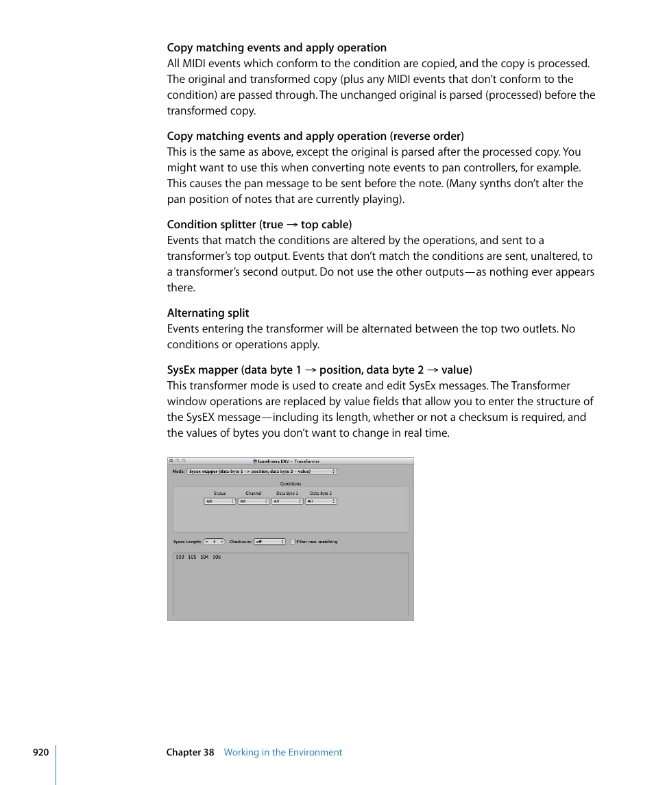 Apple Logic Express 8 User Manual | Page 920 / 1055
