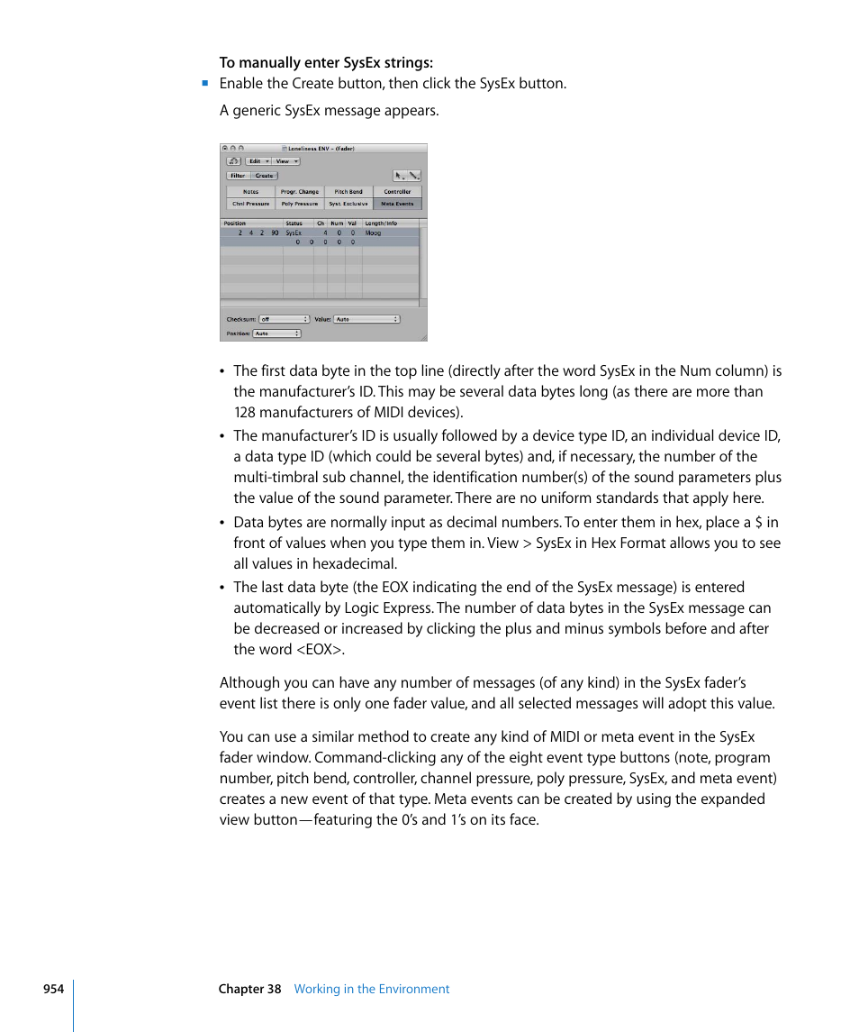 Apple Logic Express 8 User Manual | Page 954 / 1055