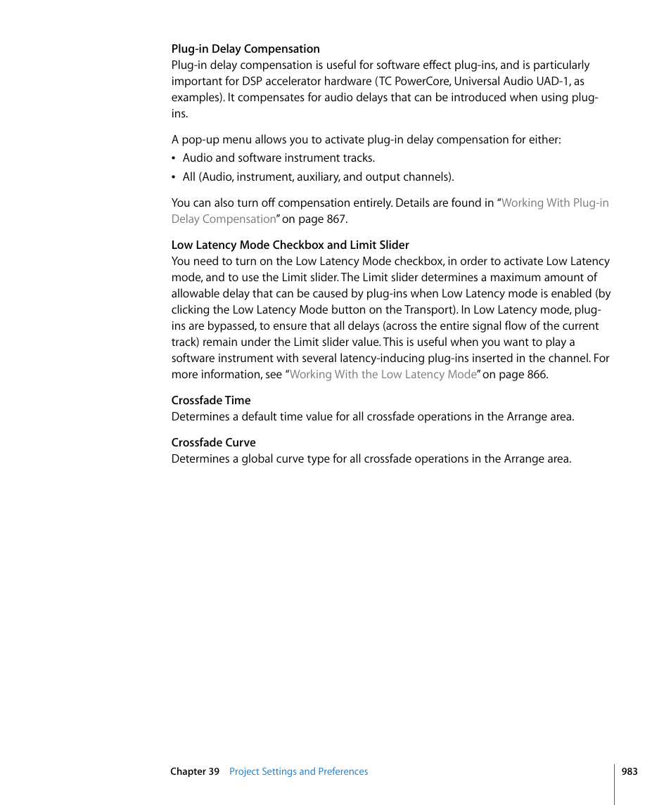 Apple Logic Express 8 User Manual | Page 983 / 1055