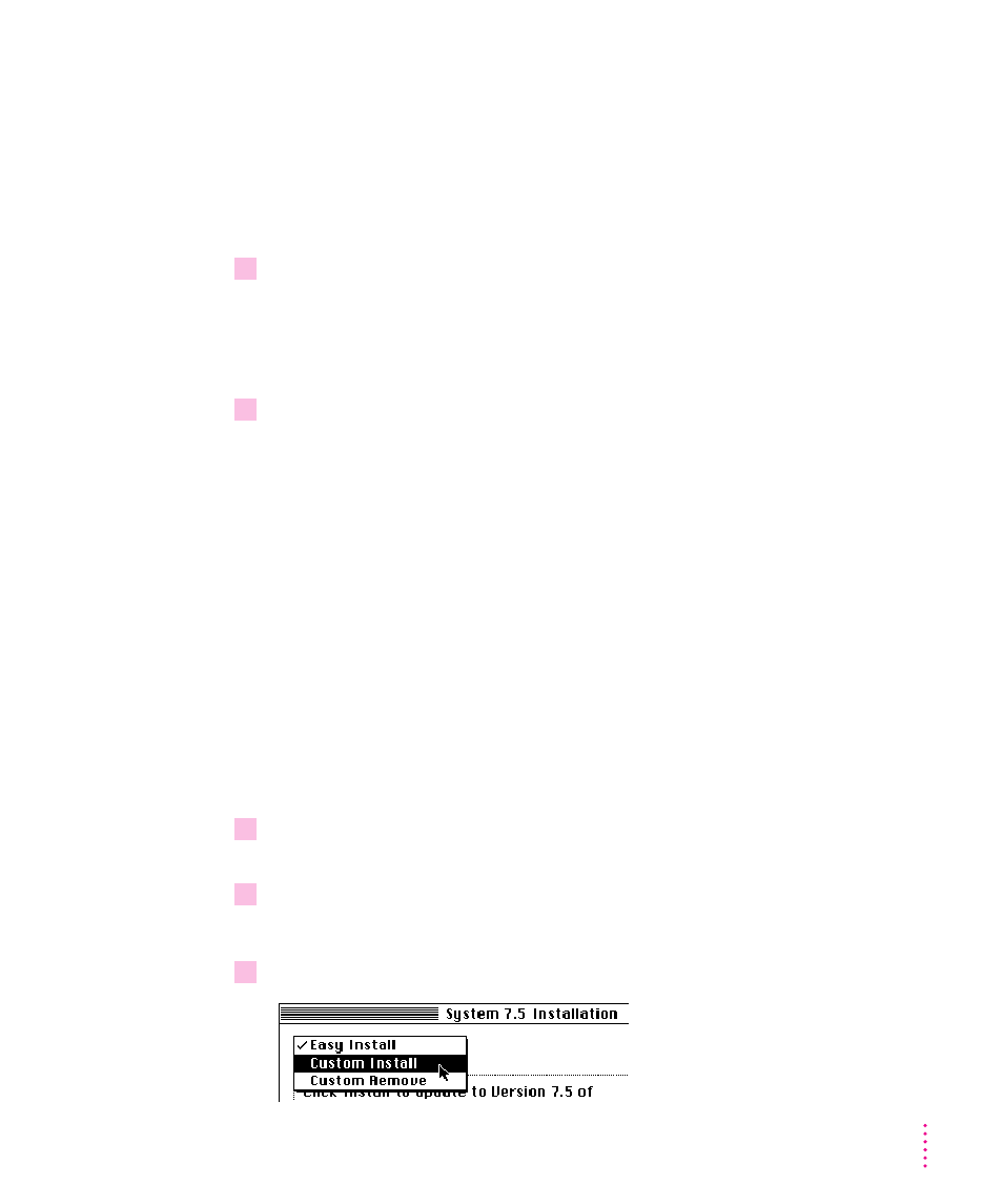 Doing a custom installation | Apple PowerBook (5300 Series) User Manual | Page 128 / 185