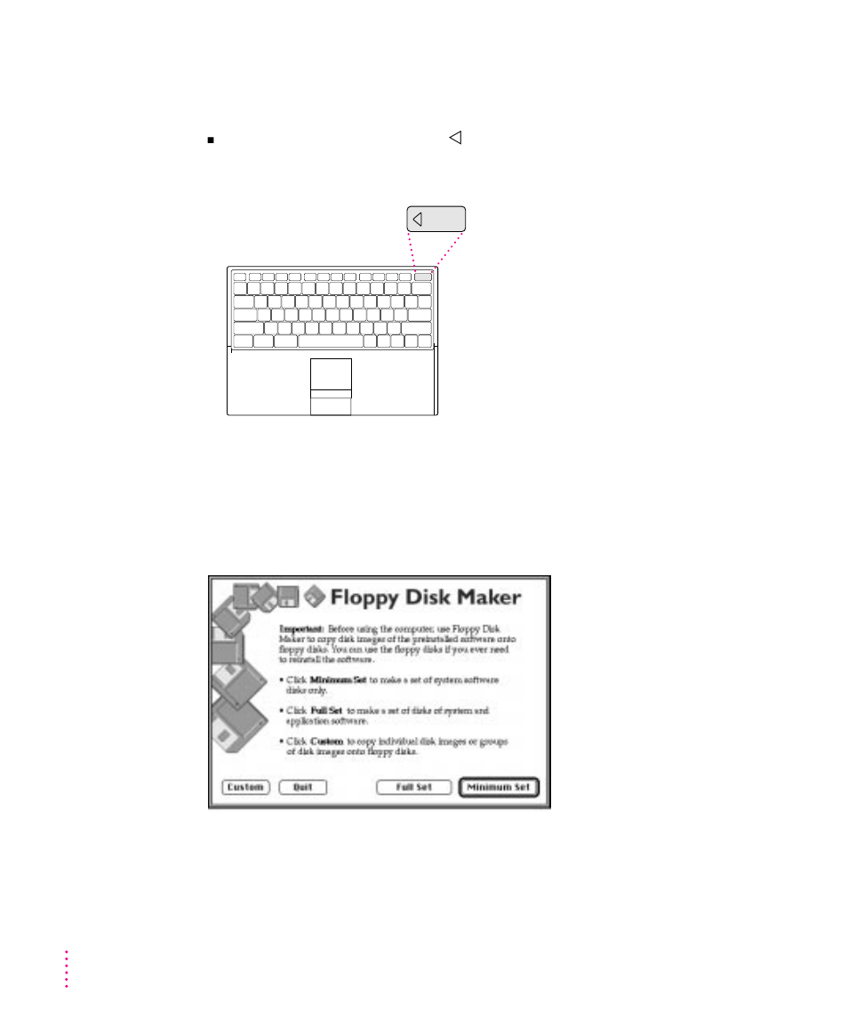 Turning the computer on 6, Turning the computer on | Apple PowerBook (5300 Series) User Manual | Page 17 / 185