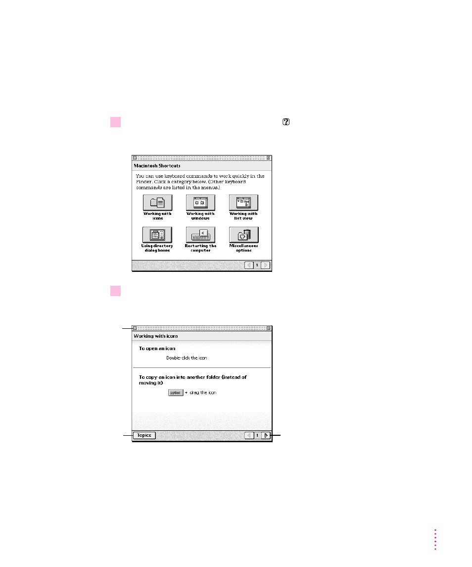 Learning useful shortcuts 35, Learning useful shortcuts | Apple PowerBook (5300 Series) User Manual | Page 46 / 185