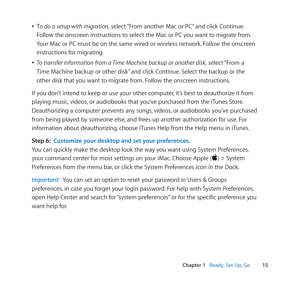 Apple iMac (21.5-inch and 27-inch, Mid 2011) User Manual | Page 15 / 88