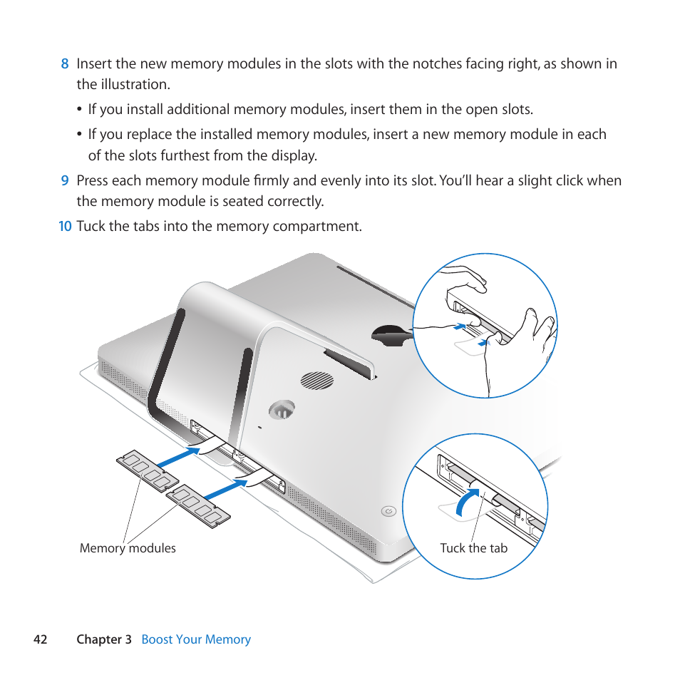 Apple iMac (21.5-inch and 27-inch, Mid 2011) User Manual | Page 42 / 88