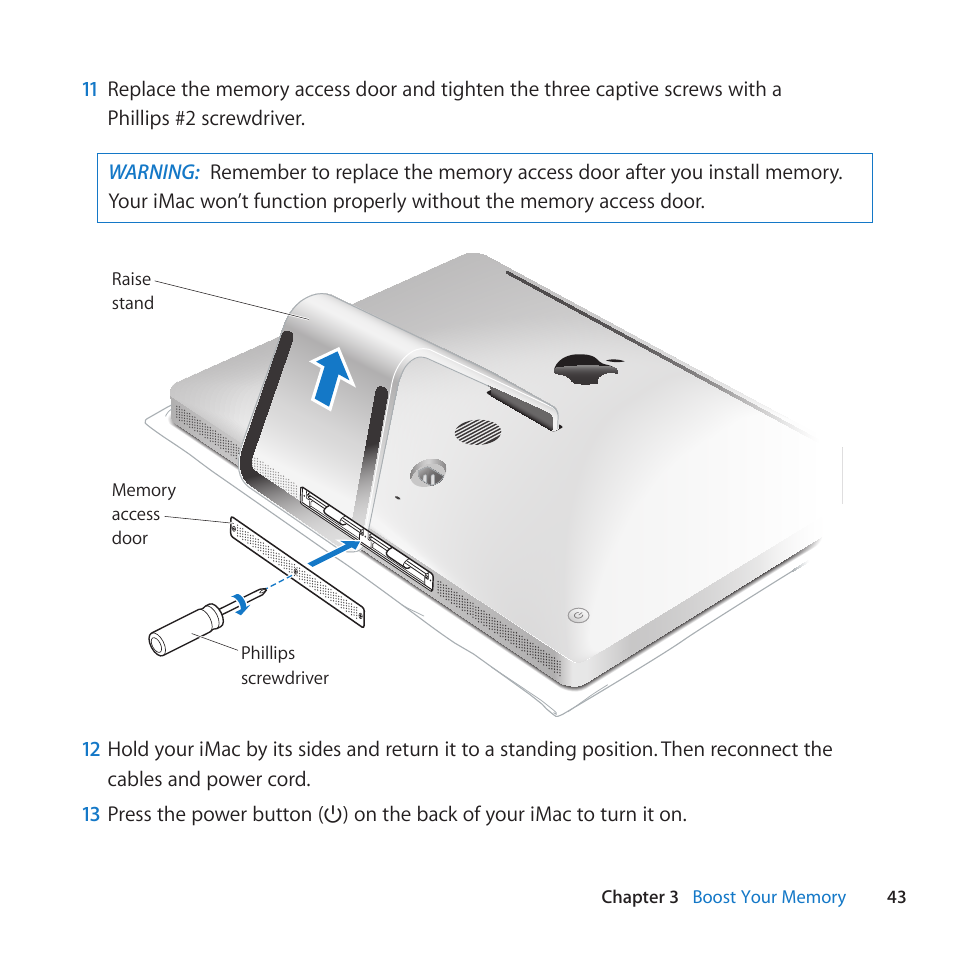 Apple iMac (21.5-inch and 27-inch, Mid 2011) User Manual | Page 43 / 88