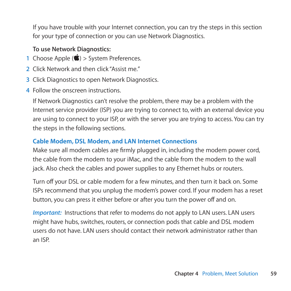 Apple iMac (21.5-inch and 27-inch, Mid 2011) User Manual | Page 59 / 88