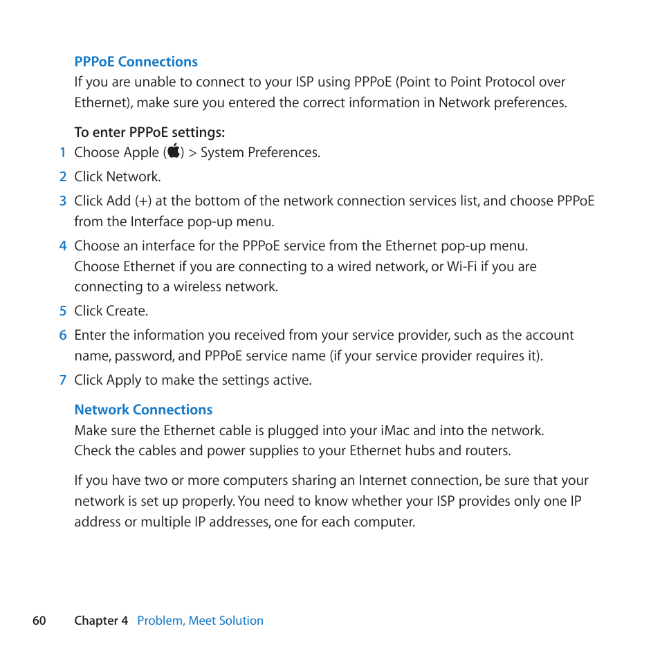 Apple iMac (21.5-inch and 27-inch, Mid 2011) User Manual | Page 60 / 88